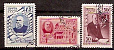 СССР, 1941, №795-97, Н.Жуковский, серия из 3-х марок, (.)_-миниатюра